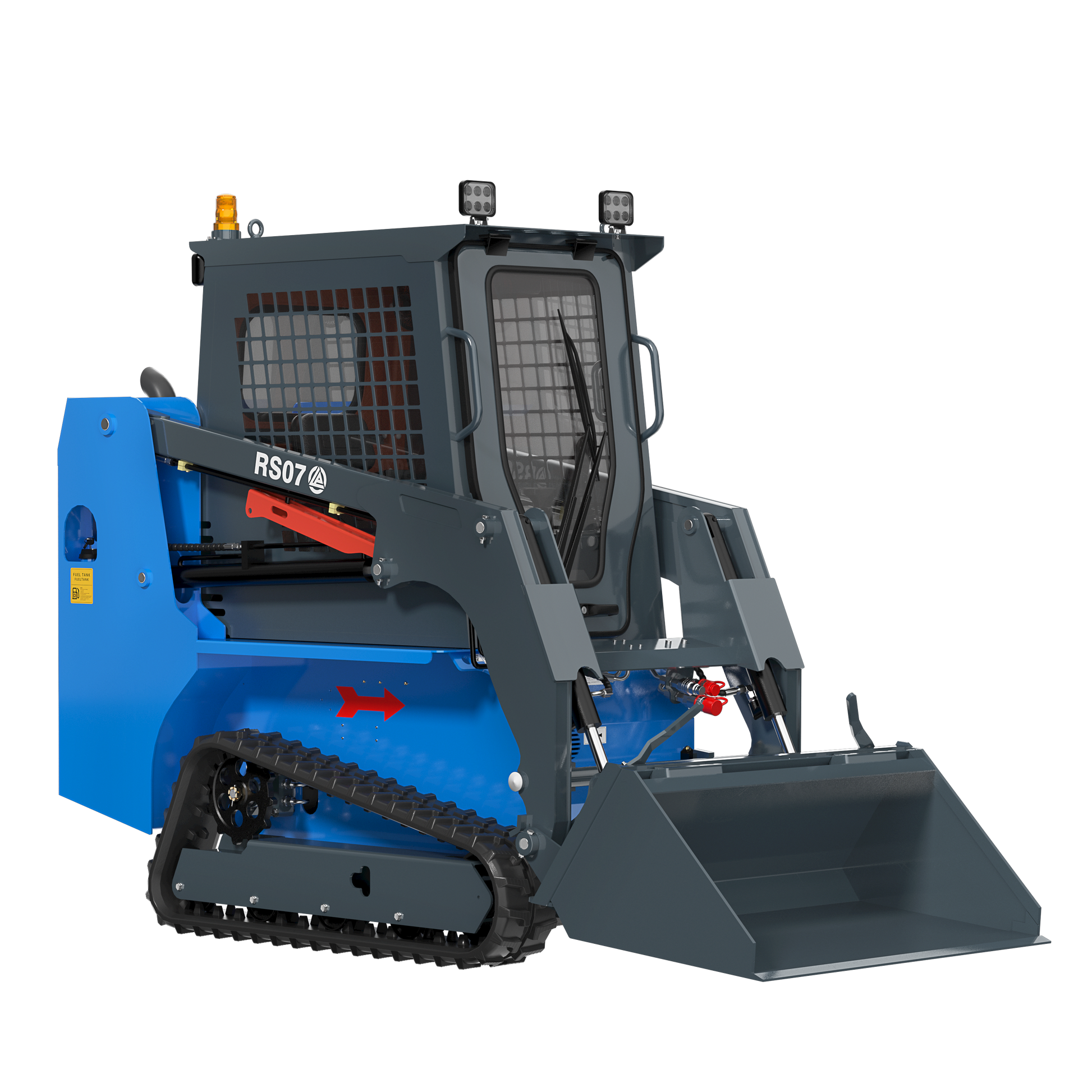 RIPPA RS07 crawler mini skid steer with Kubota D1105