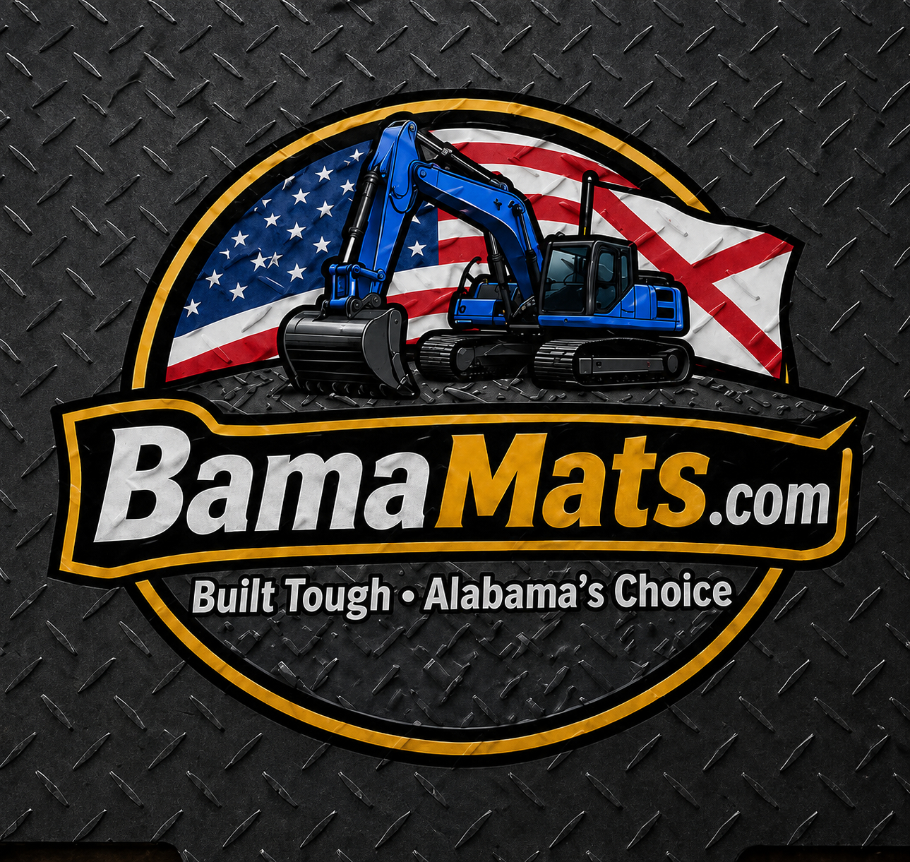 BamaMats 4'x8'x.50" Heavy-Duty Ground Protection Mat (Local Pickup and Local Delivery Only)