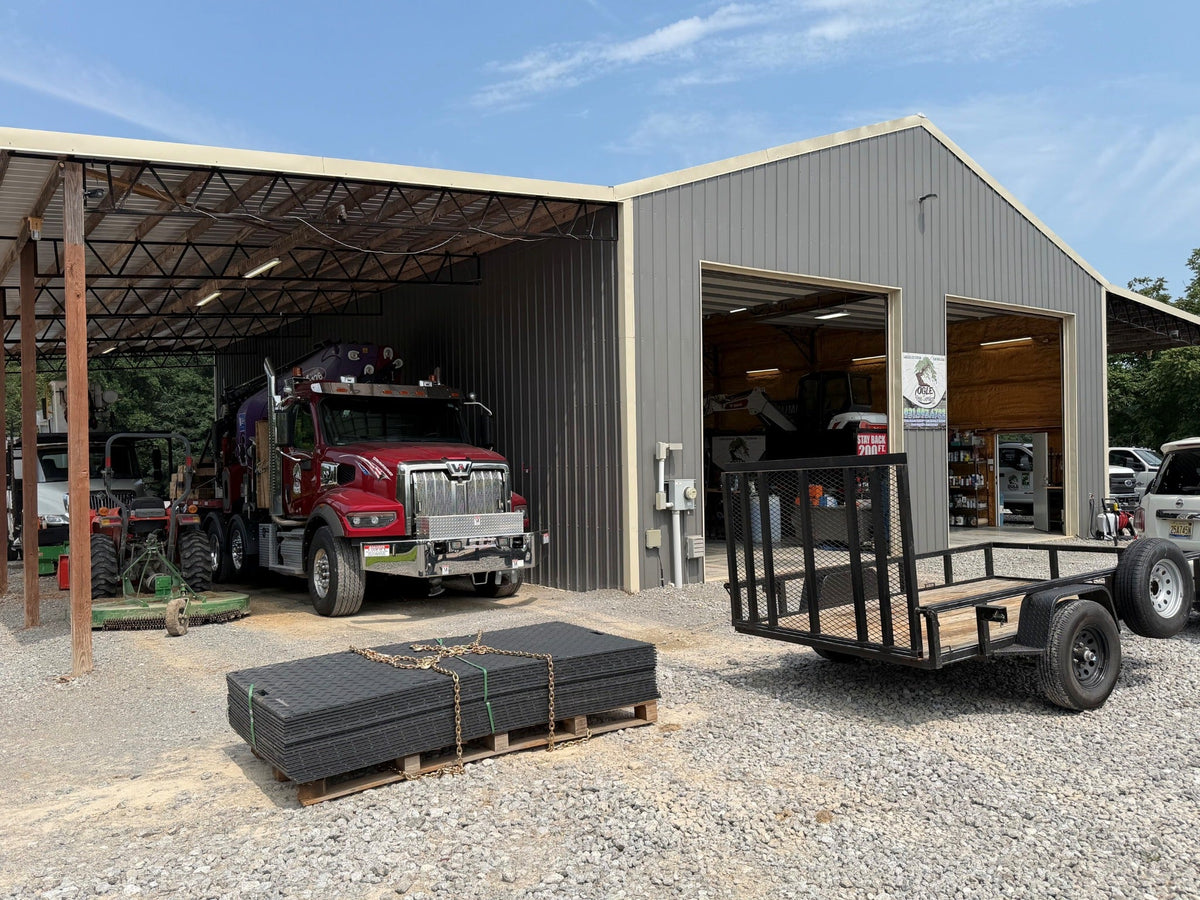 BamaMats pallet delivered to a North Alabama tree service