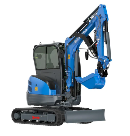 RIPPA R32 cab mini excavator with air conditioning and side swing, Kubota V1505 — LP02010656U05
